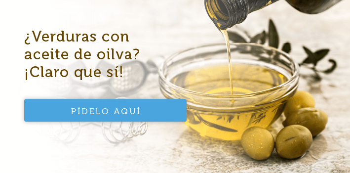 Verduras con aceite de oliva Cuida Tu Vida®
